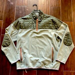 Orvis military style pullover - L - Sage Green